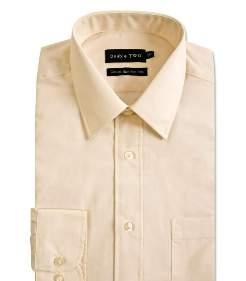 D2 King Size Long Sleeve Shirt Cream SLX4500B-3